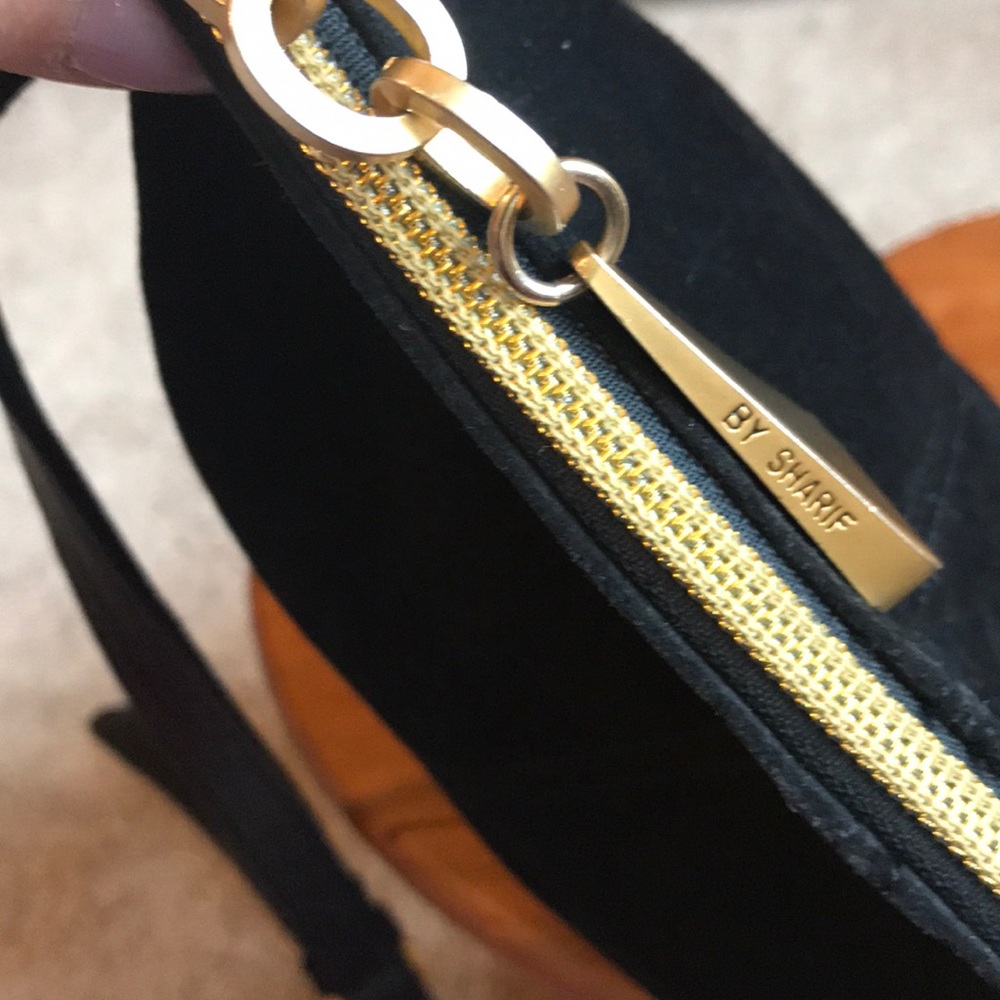 Vintage black suede bag - Picture 6 of 14